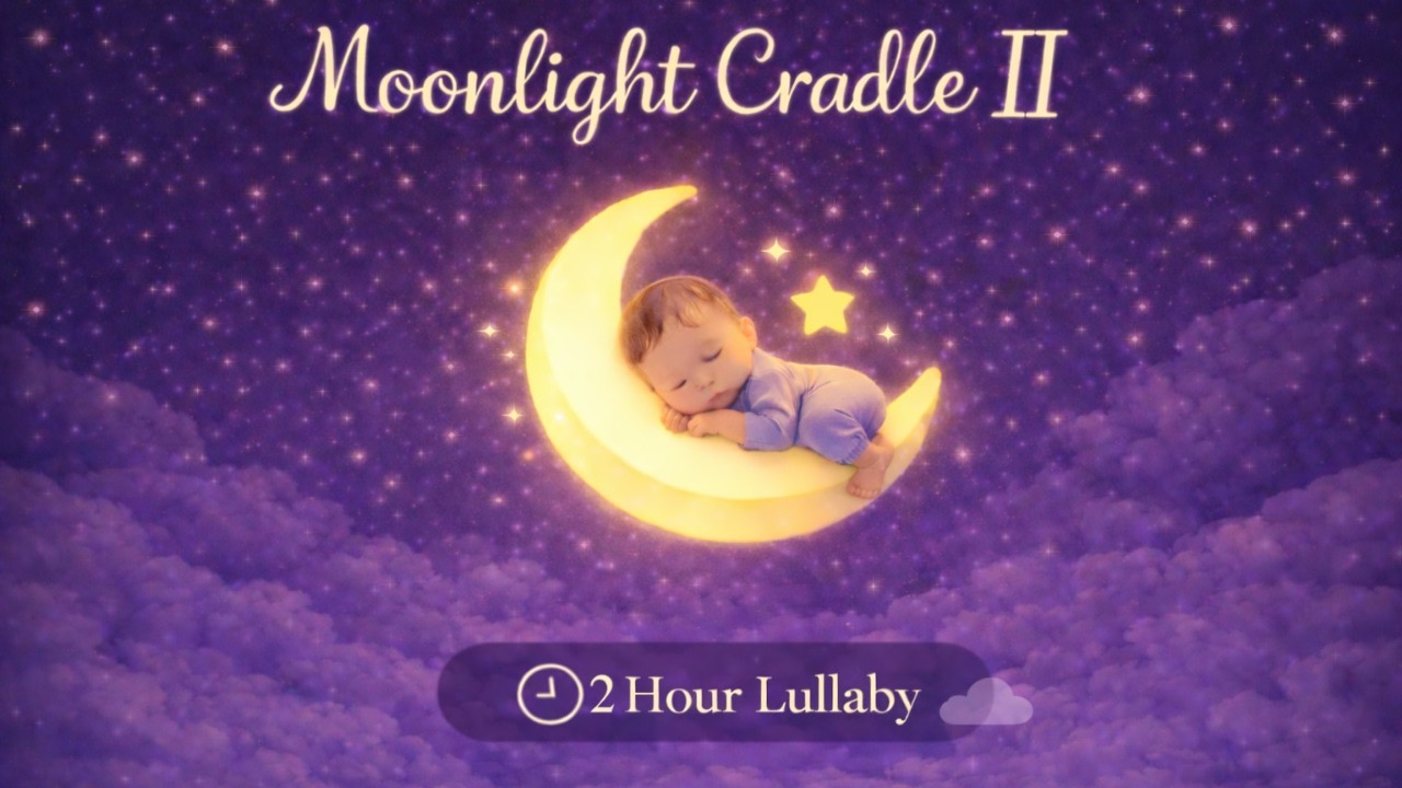 Baby Sleep Music ♫ with Shh Sound 🌙 2 Hours of Soothing Bedtime Songs   | White Noise Lullaby