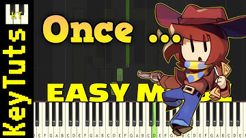 Once Upon a Truthful Time [Undertale Yellow] - Easy Mode [Piano Tutorial] (Synthesia)