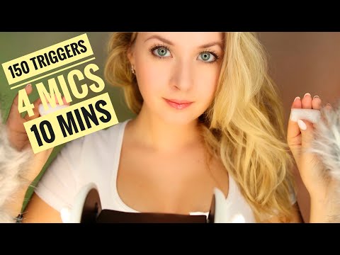 ASMR 150 Triggers. 4 Mics. 10 Mins.