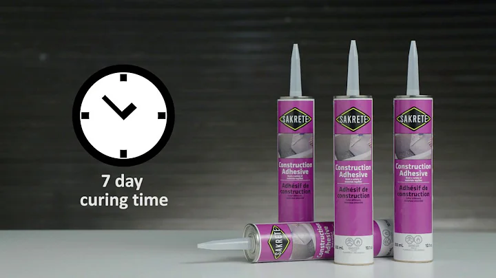 How to Bond Stone, Concrete, and Wood with SAKRETE Construction Adhesive
