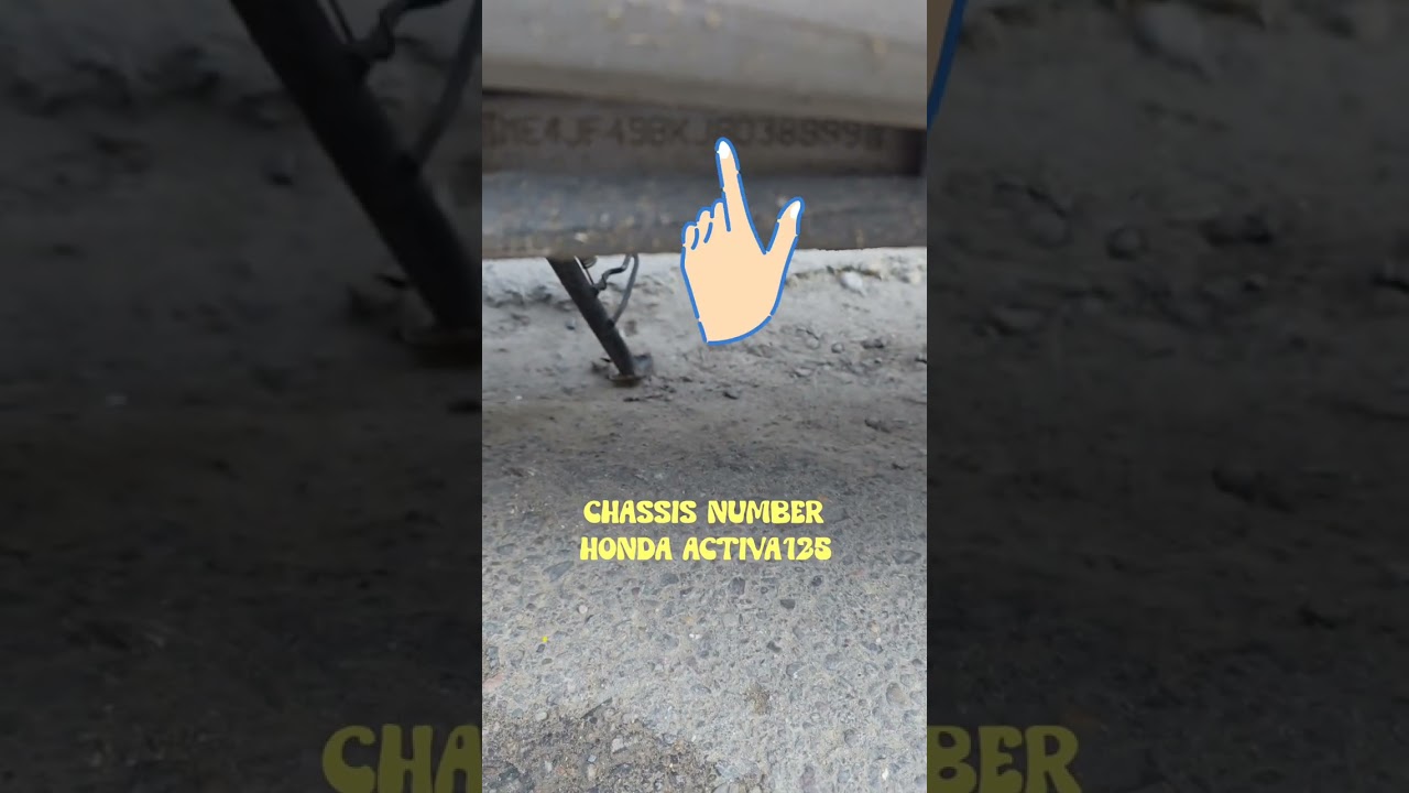 Chessis Number And Engine Number Check in Activa 4G/3G/5G|