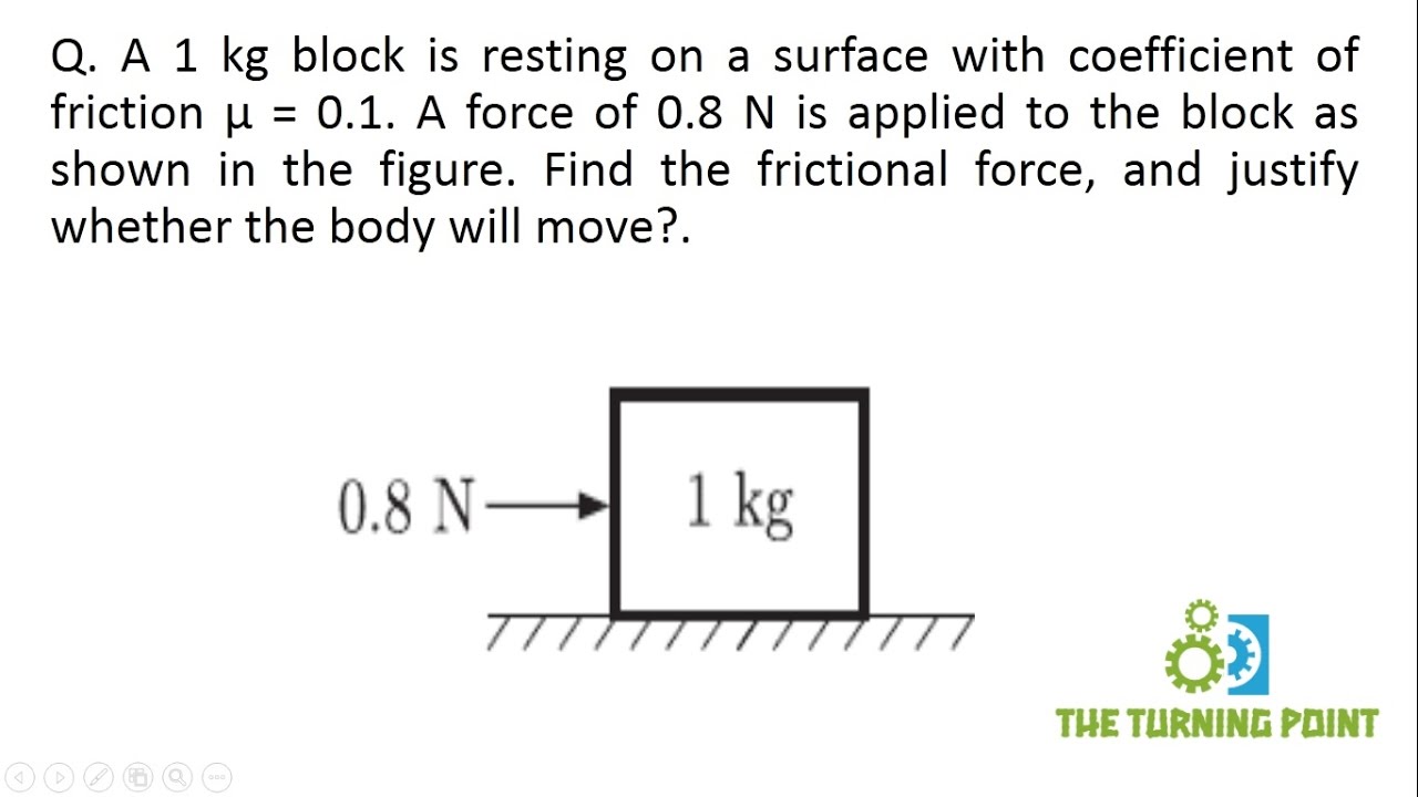 Friction Problem No 4 - YouTube