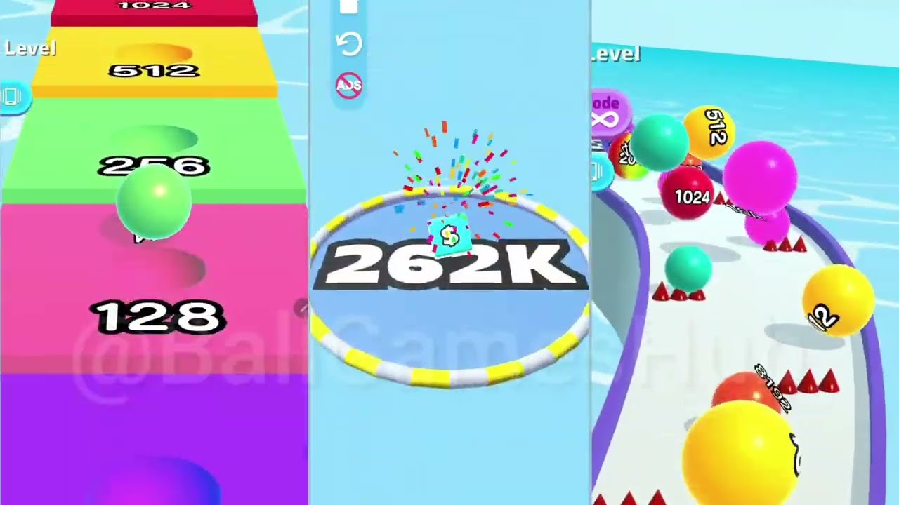 Ball Run 2048, Jelly Run, Infinity Play | Satisfying Ball Games Hub LIVE 🔴 24/7