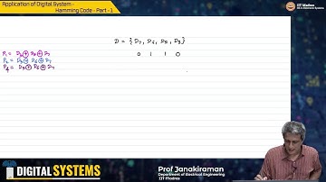 W12_L10_Application of Digital System- Hamming Code-Part-1