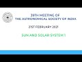 Sun and Solar System 1