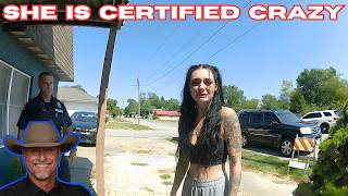 Police Confront Abusive Girlfriend at Boyfriends Home, Ends Badly