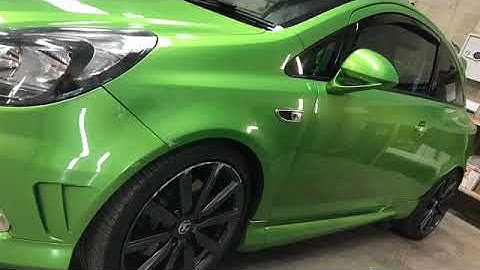 Vauxhall Corsa VXR Nurburgring Edition Bumper and Wing Damage Repair