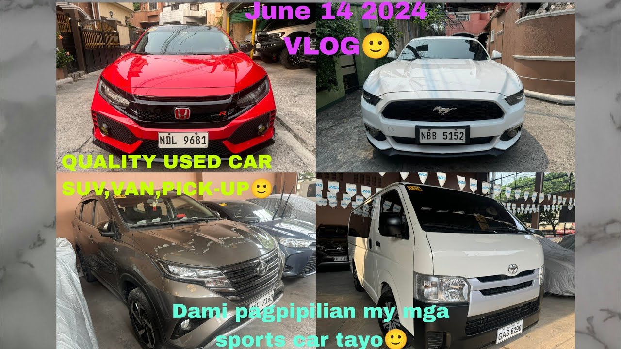June 14 2024 VLOG🙂,Quality used car,Suv,Van,Pick-up,dami pagpipilian🙂