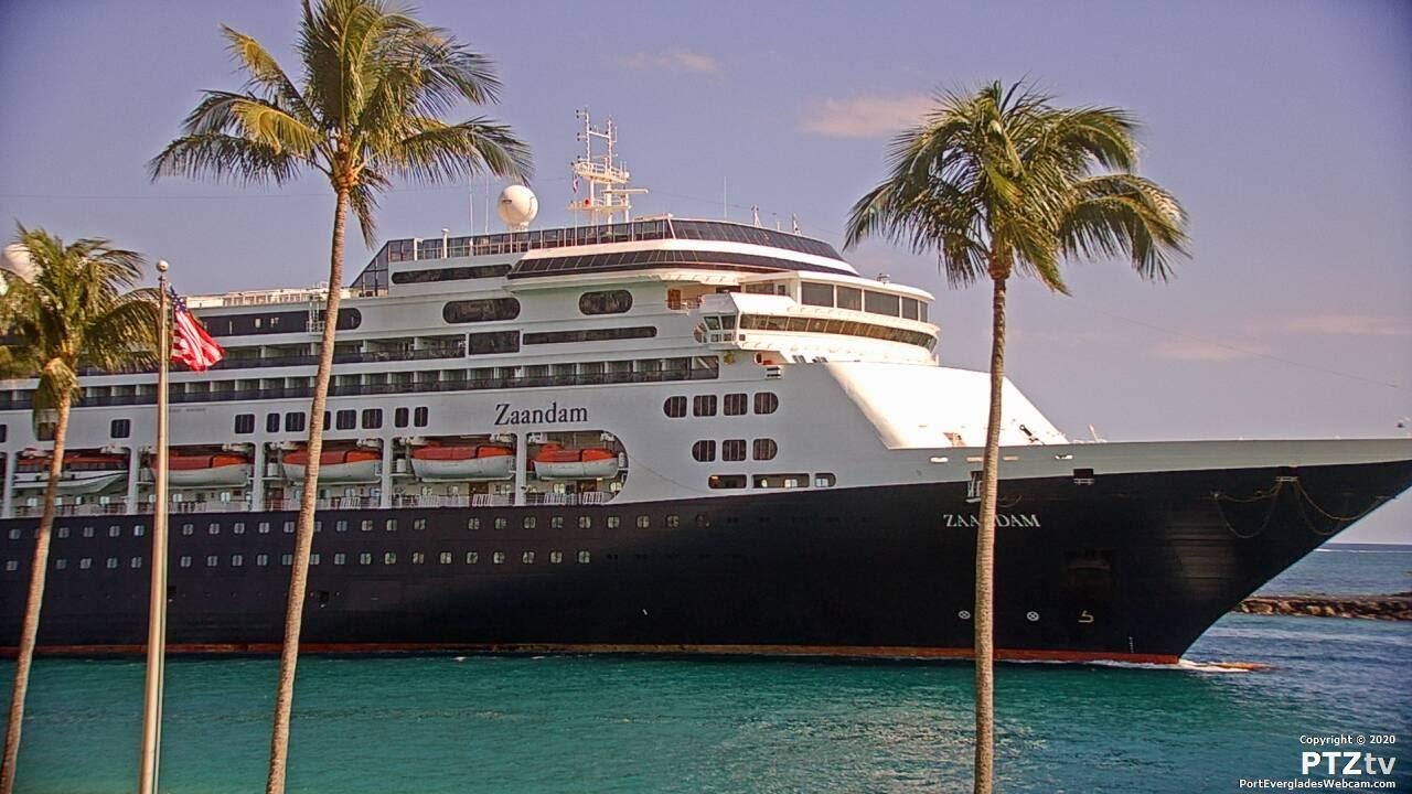 Holland America Line's MS ZAANDAM Arriving into Port Everglades 4/2