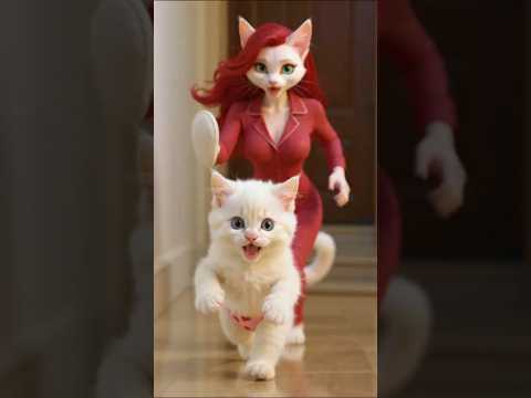 The stubborn kitten’s fate ended badly #short #shorts #catstory