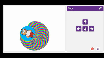 how to make colourful circle on pictoblox