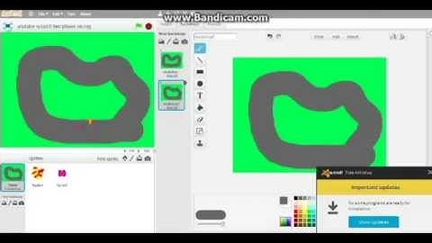 how to make a 2 player racing game on scratch part 2