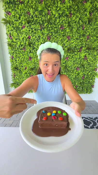 Chocolate Sponge Cake Prank 😳🍰😆 #shorts #khamitovy #martaandrustam