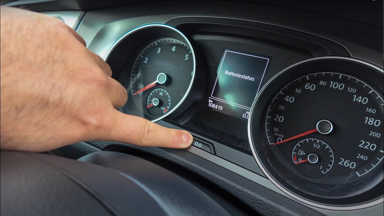 Batteriestatus in einem Volkswagen-Auto! Wie zu überprüfen?
