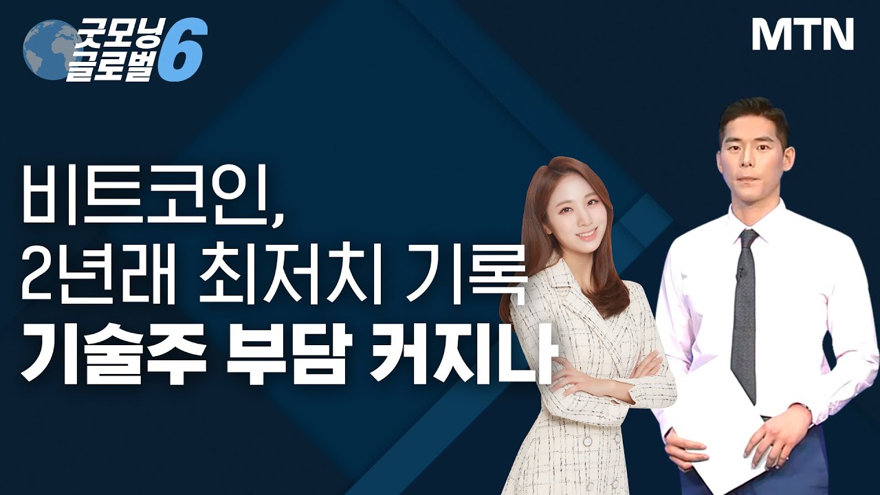 [애프터 마켓] 비트코인, 2년래 최저치 기록 기술주 부담 커지나 / 머니투데이방송 (증시, 증권)