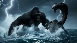 King Kong vs Serpent Queen vs Leviathan | The Final Titan War | Hyper Realistic 3D Cinematic Movie