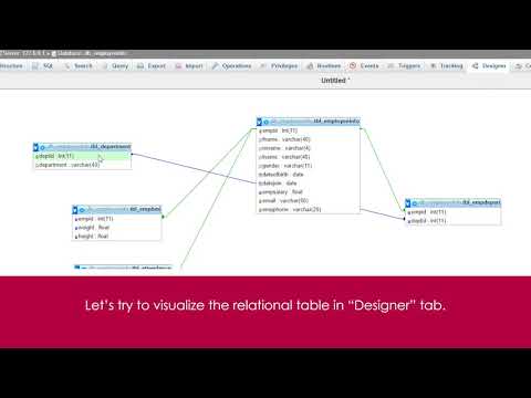 Video: Hur får jag ERD från phpMyAdmin?