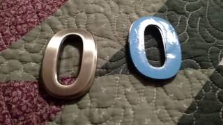 IMustech Solid Metal mailbox Numbers
