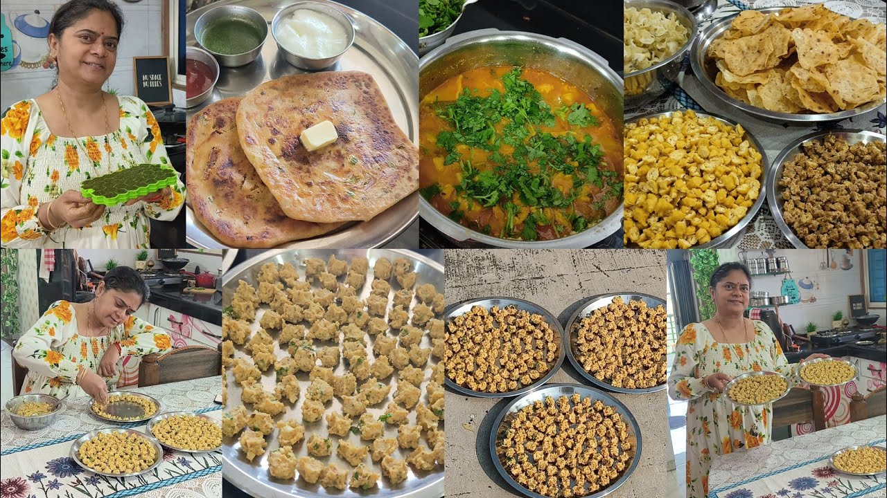 holi tak +Breakfast & Dinner🍱 paneer paratha🌺 lobia vadi🌺 mungodi ki ...