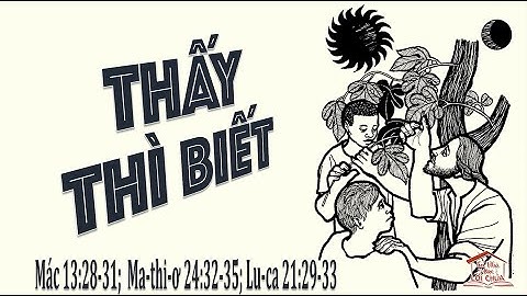MÁC 13:28-31 – THẤY THÌ BIẾT [MA-THI-Ơ 24:32-35; LU-CA 21:29-33] | CẢ NHÀ HỌC LỜI CHÚA