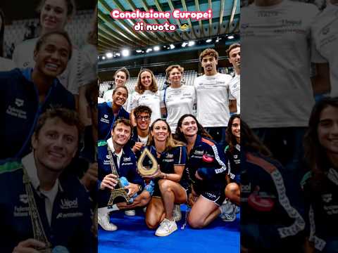 Video LItalia chiude al secondo posto agli europei di nuoto per un soffio!