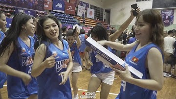 Màn nhảy ăn mừng của Young Buffaloes sau Game 2 VBA Semi-Final 2018