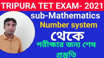 number system for Tripura TET EXAM / #tripuratetexam / #sciencegurusiralok