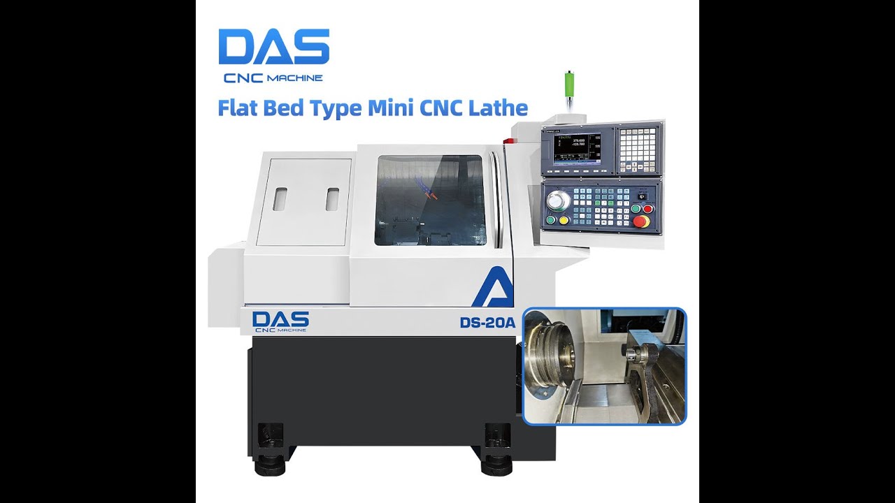 DS-20A Flat Bed Gang type Mini CNC Lathe