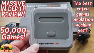 Super Console X Pro In Depth Review and Play Through! Is this the best retro emulation device?