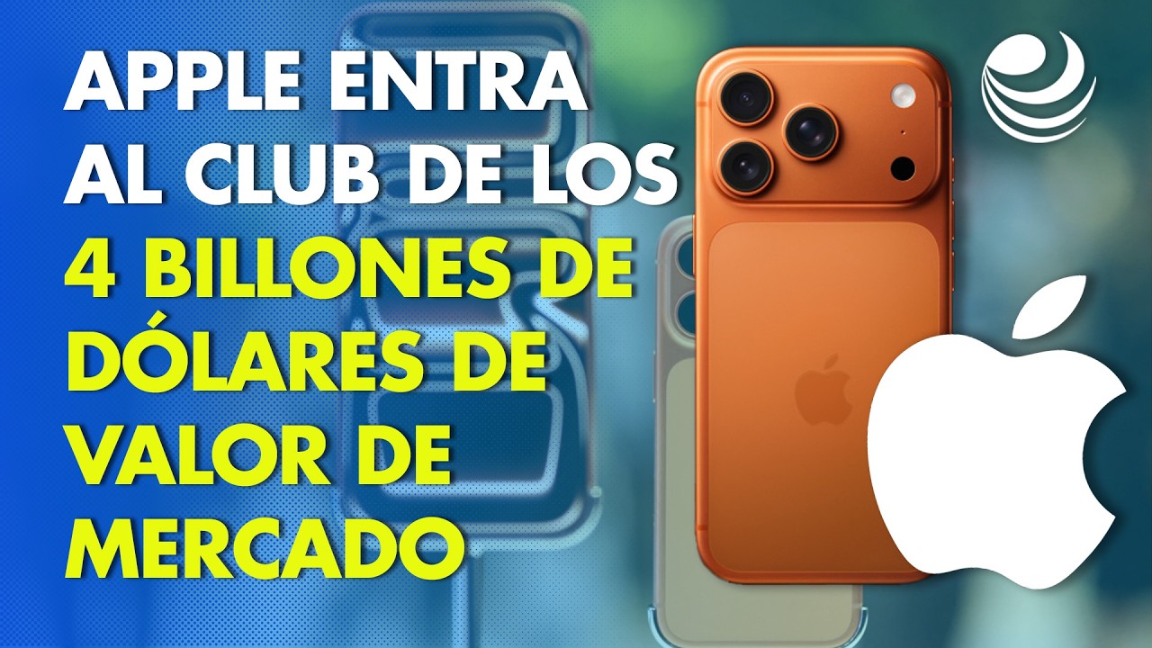 Apple entra al club de los 4 billones de dólares de valor de mercado ...