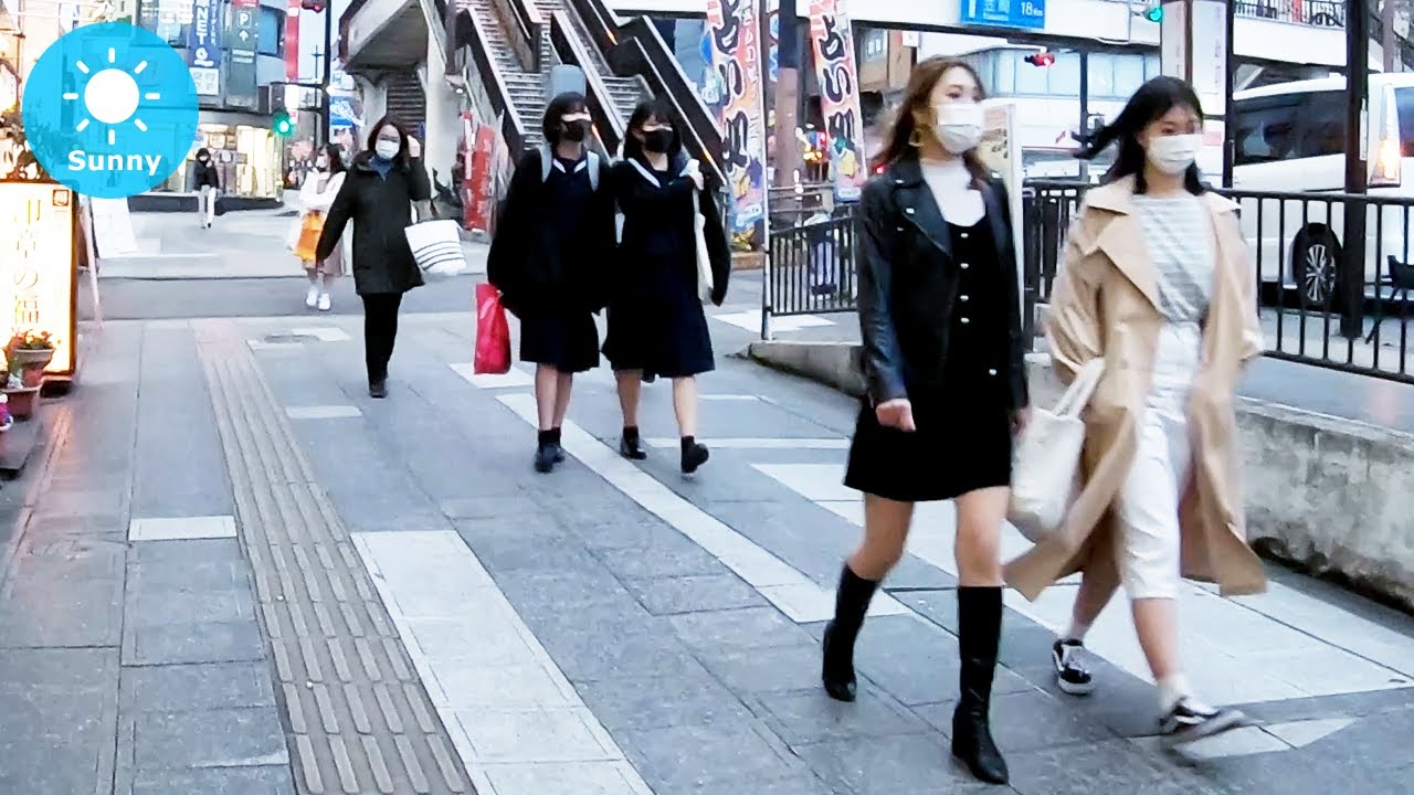 ⁴ᴷ Ibaraki: Mito (水戸) - Japan Walking Tour (January 4, 2021)