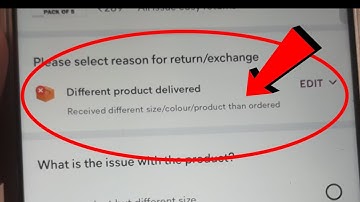 Meesho Return Exchange Showing Different product delivered meaning in hindi