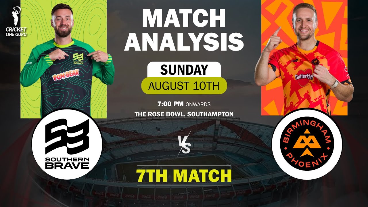 SOB vs BRM 7th Match | The Hundred 2025 SOB vs BRM Dream11 Prediction