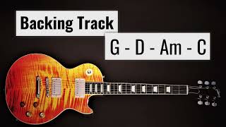 Video thumbnail of "Rock Pop BACKING TRACK in G Major | 95 BPM | Guitar Backing Track"
