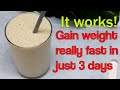 HOW TO GAIN WEIGHT FAST FOR SKINNY GIRLS and GUYS | gain weight in just 3days | healthy weight gain