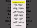 advanced vocabulary #spokenenglish #learnenglish #englishgrammar #synonyms #vocabulary #shorts