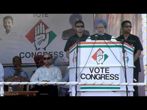 Prime Minister Manmohan Singh in Goa
