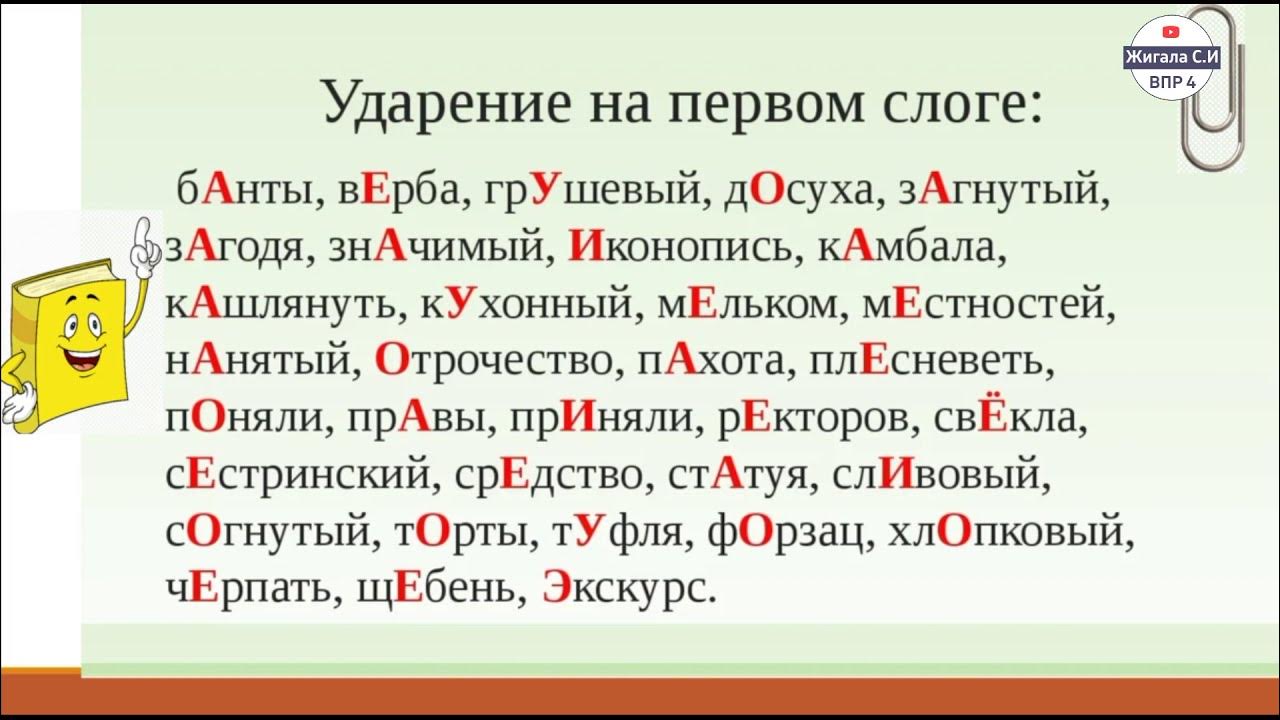 Словарь ударений 4 класс впр. Словамс уларением. Ударения в словах. Слова с ударениями ВПР 4 класс. Ударение в словах упражнения ВПР.