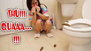 Troll Đi Vệ Sinh Không Xả Nước - Dương Cô Nương Troll Chị Gái