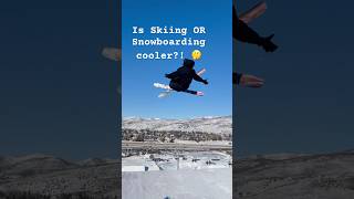 What ones better?! #skiing or #snowboarding