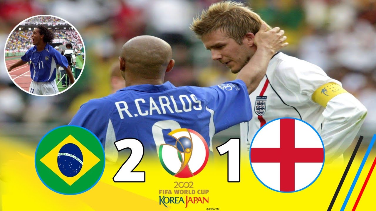 Brazil 2 × 1 England ◽The Day Ronaldinho Destroyed David