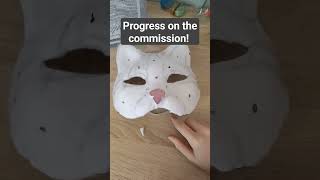 The dots are so preppy 😍💅 #antizoo #catmask #art #lynx #furry #therian