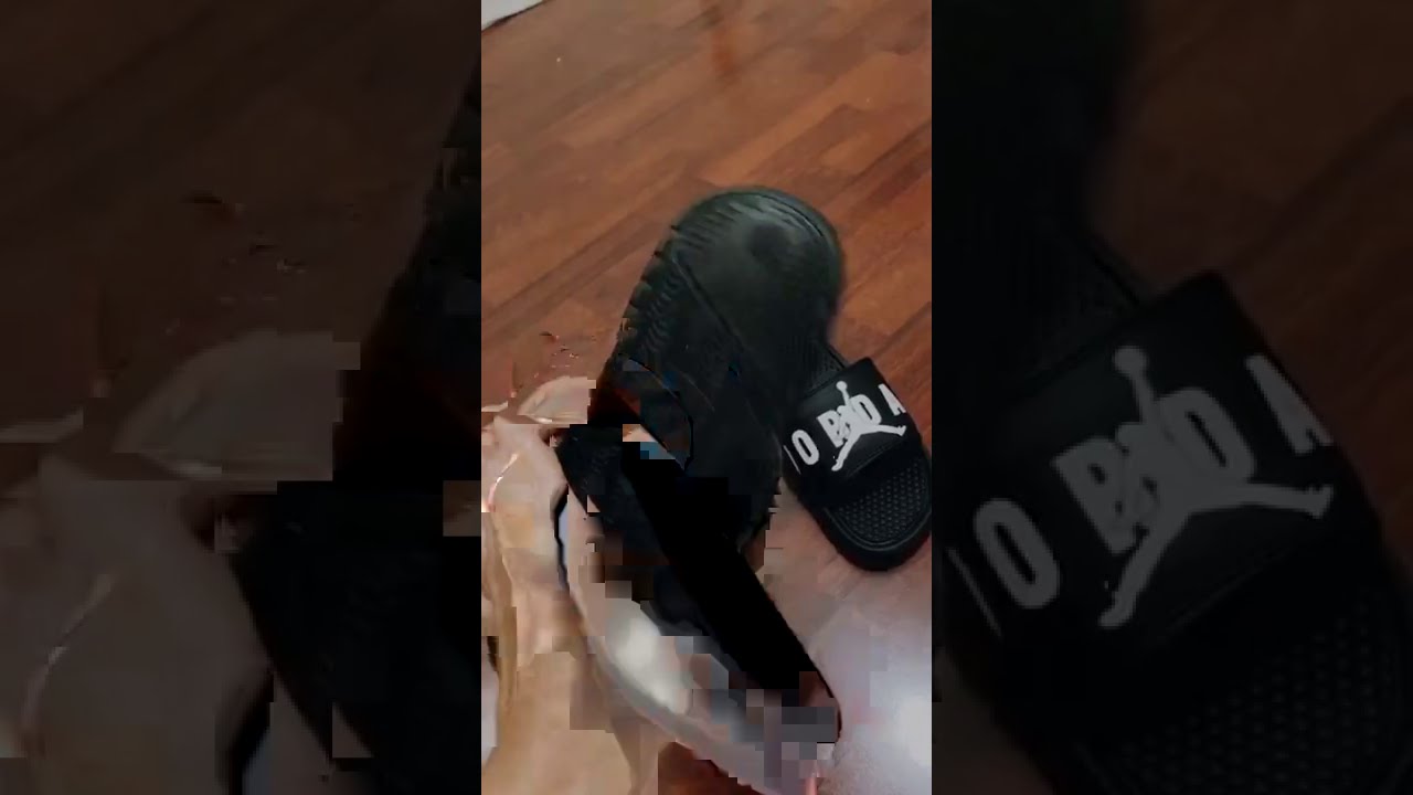 NIKE BENASSI X JORDAN BLACK WHITE SERIES