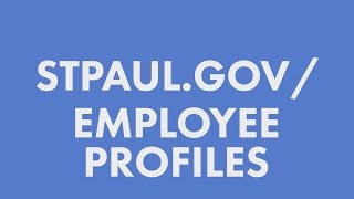City Employee Profile Learning Tool City Employee Profile Learning Tool