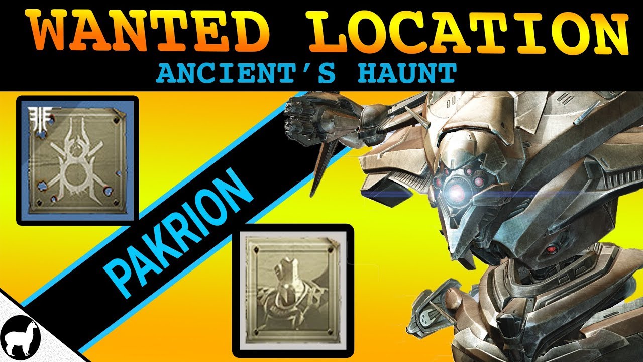 Wanted Pakrion Location | Ancient's Haunt | Destiny 2 Forsaken | Spider Wanted Bounty