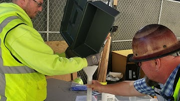 Fireproofing density test