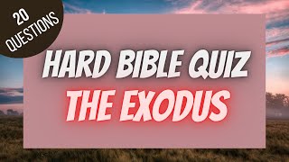 Hard Bible Quiz The Exodus | BIBLE QUIZ screenshot 3