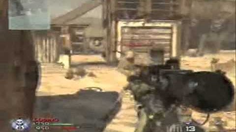 mw2 gameplay quick scoping 1v1 - with Gub127