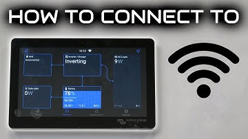 How to Connect Victron Touchscreen to Wifi!