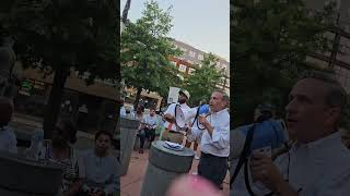 Norwalk Police Department Protest last night #ICEHASTOGO
